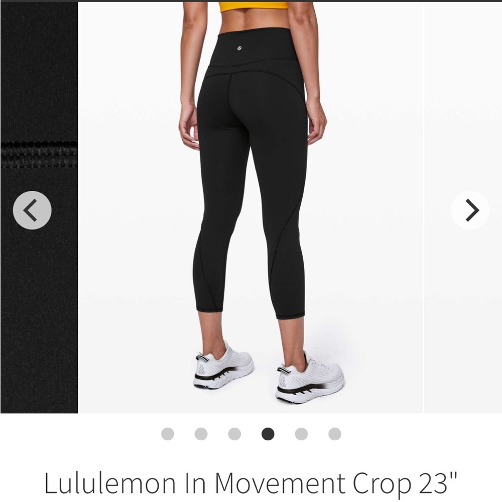 Lululemon In Movement Crop 23”